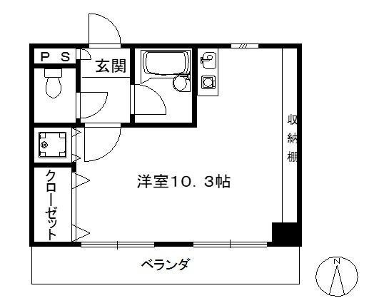 ジュネス別府の間取り