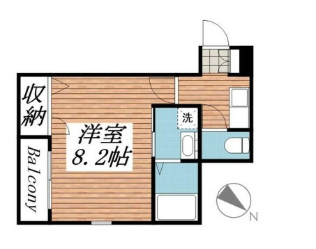 クレフラスト豊四季の間取り