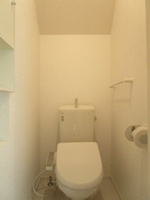 ゆったりとした空間のトイレです