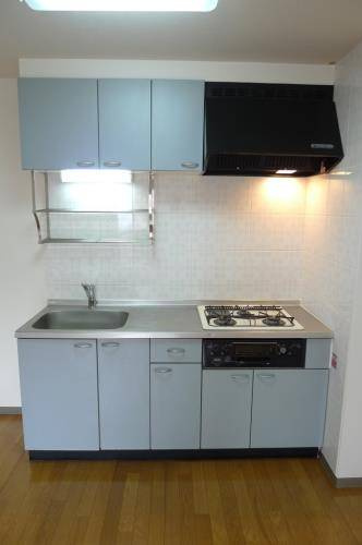 大和市下和田の賃貸マンションのキッチン