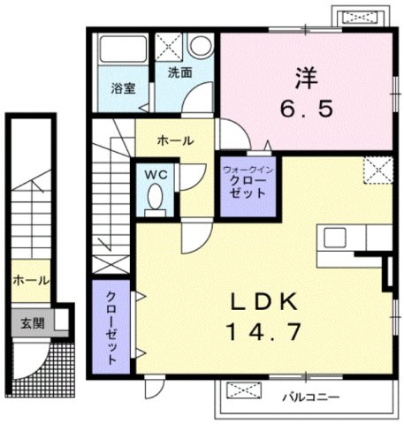 プロムナードの間取り