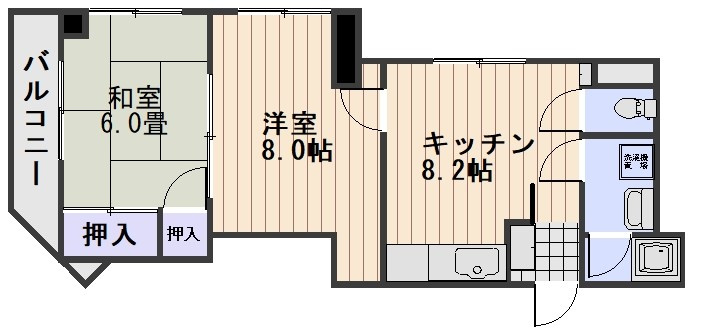 セントラルハイツの間取り