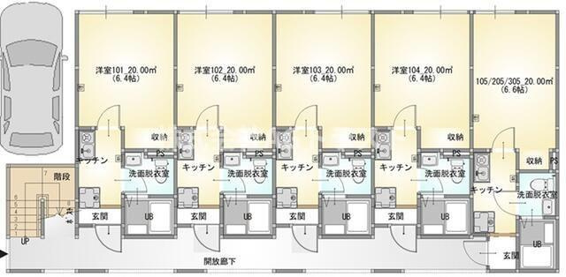 【間取り】 | オーチェ今羽