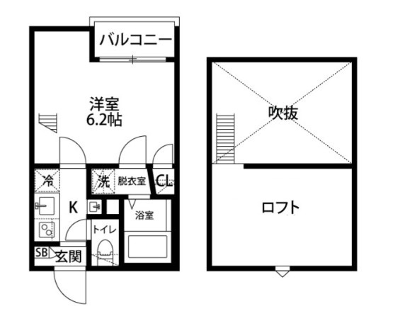 グランクオール千川の間取り|間取りです。