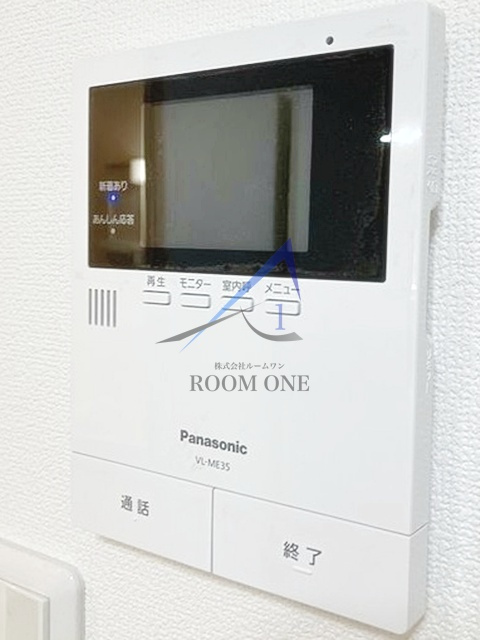 ベリエール弦巻のセキュリティ|モニター付インターホンです。