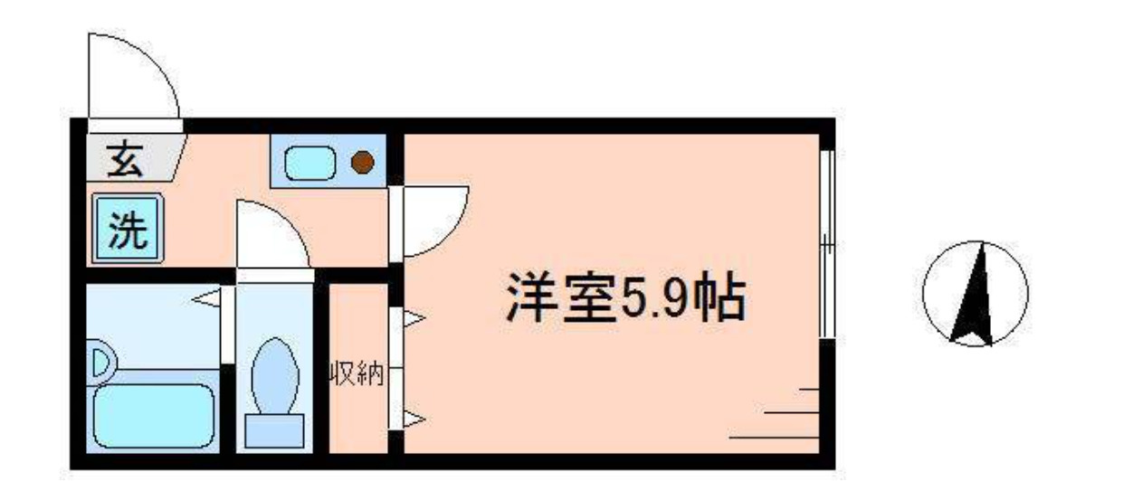 クレール小竹向原の間取り