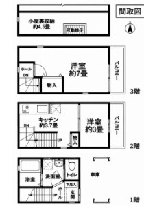 大島5丁目戸建の間取り