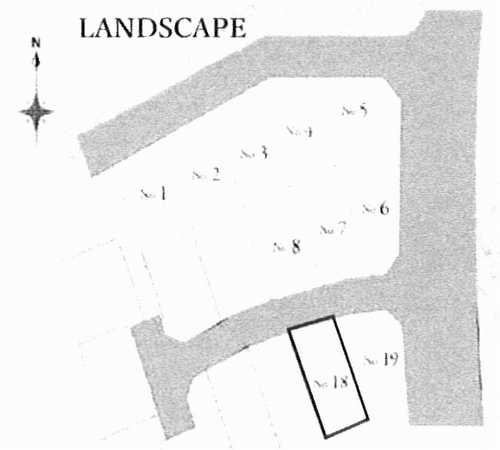 茅ケ崎市柳島海岸　新築戸建全19区画の区画図