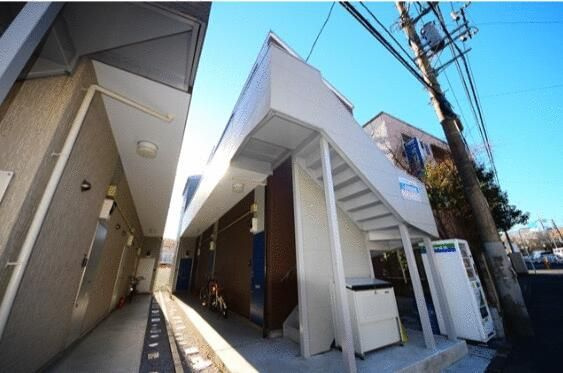 大和市福田６丁目の一棟アパートの外観