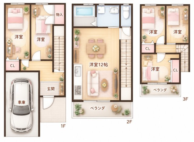 松丘町　中古一戸建ての間取り|間取り図はいかがですか？ご希望を叶える間取りですか？リビングの広さは？水回りの位置は？カウンターキッチン？など色々な情報が集約されています。弊社ではリフォームなどのご相談も承っております。
