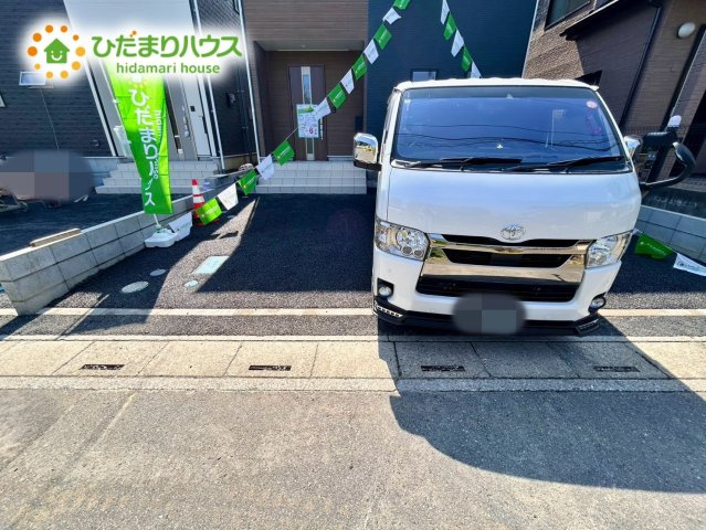 鴻巣市筑波第5Ⅱ期　新築戸建　クレイドル01の駐車場