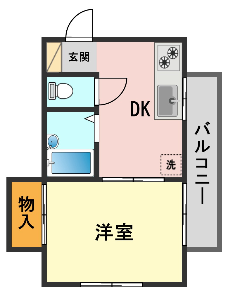 アンビションハイツの間取り