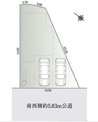 【区画図】 | 北区田端4丁目　新築戸建　12980万円