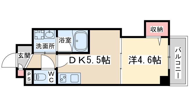 【間取り】 | ヴィハーラ北天満