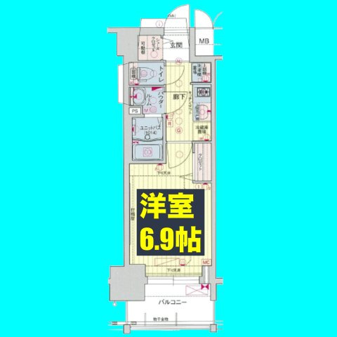 プレサンスNAGOYAファストの間取り