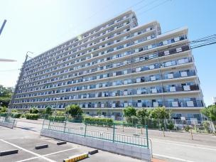 日商岩井グリーンサイドマンションの外観|おしゃれな外観です