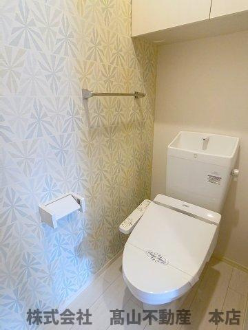宗像市河東のアパートのトイレ