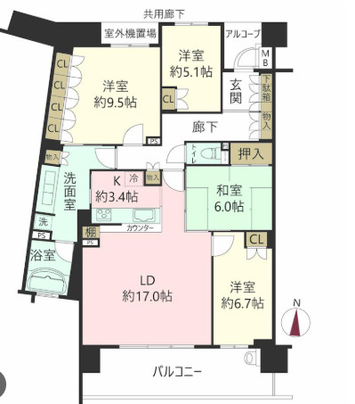 【間取り】 | ☆ｼﾞｵ彩都いぶきの森