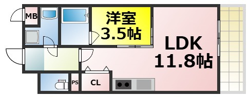 【間取り】 | レクシア千代崎 仲介手数料無料