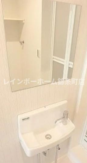 グランスクエア亀戸の独立洗面台