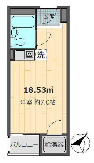 シャルマン文京千駄木の間取り|間取り