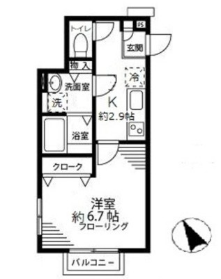 ベルヴェデーレ　TK2の間取り