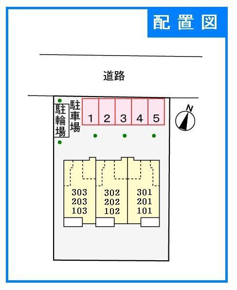 サンライズ八筋の区画図