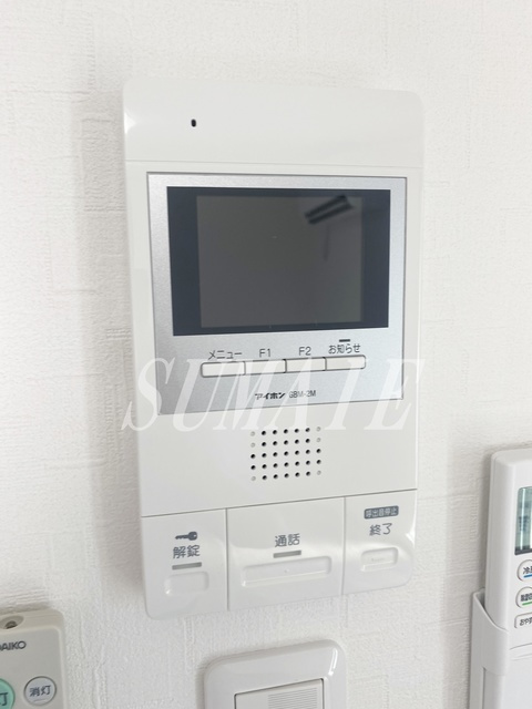 ボンボニエール新小岩のセキュリティ|モニタ付きインターホンです。