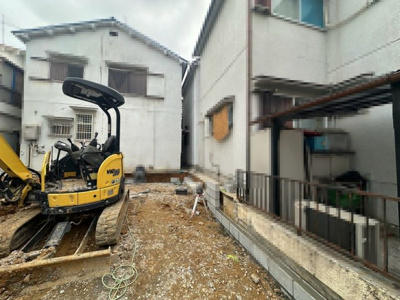 【外観】 | 土塔町　新築一戸建 | 玄関にシューズボックスありますよ！玄関周りもスッキリ片付きますね♪