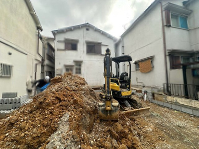 【前面道路含む現地写真】 | 土塔町　新築一戸建 | ゆとりのある洗面室ですよ♪朝の身支度もスムーズにできますね！ 