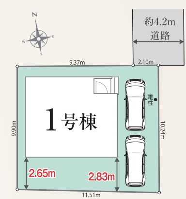 東久留米市八幡町3丁目01期　全1棟　1号棟