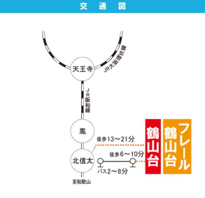 鶴山台40号棟の地図