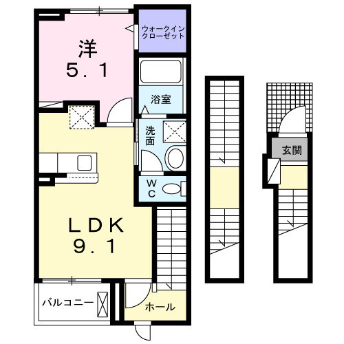【間取り】 | ＫＯＷＡ　ＨＥＩＧＨＴＳ