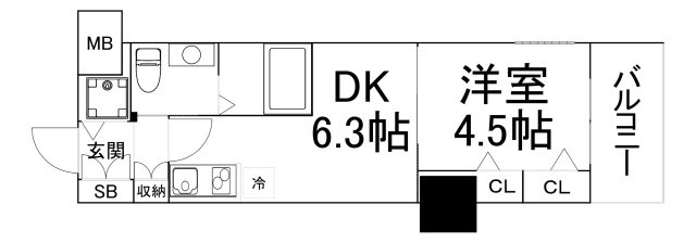 【間取り】 | TLRレジデンス本町WEST