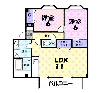 リバーサイド山崎の間取り