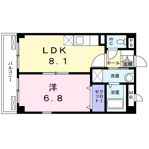 ラベンダ－ハウスの間取り