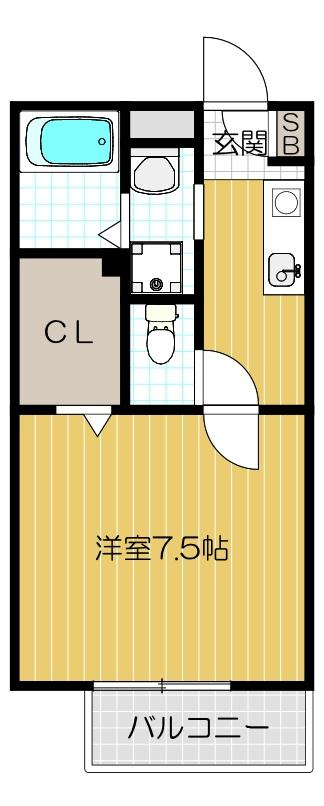 ビラージュドゥカルムの間取り