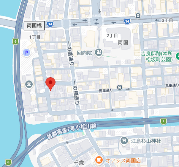 Empathy両国の地図