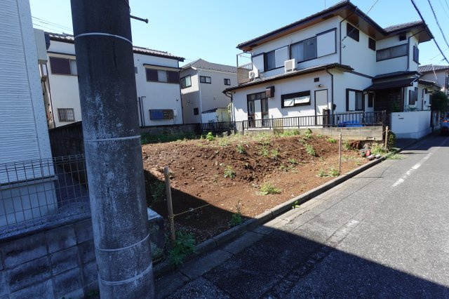 川越市霞ヶ関北５丁目　38坪売地の前面道路含む現地写真