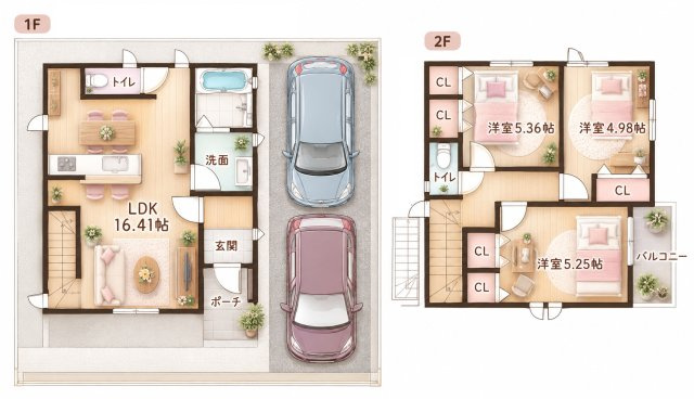 香里園桜木町　中古一戸建ての間取り|間取り図はいかがですか？ご希望を叶える間取りですか？リビングの広さは？水回りの位置は？カウンターキッチン？など色々な情報が集約されています。弊社ではリフォームなどのご相談も承っております。
