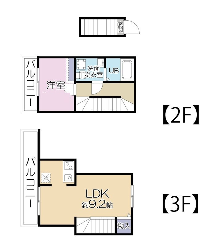 AMATERRACE千川 の間取り|間取りです。