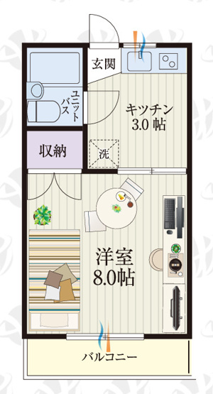 【間取り】 | b’CASA本厚木re-born | 「b’CASA本厚木re-born」