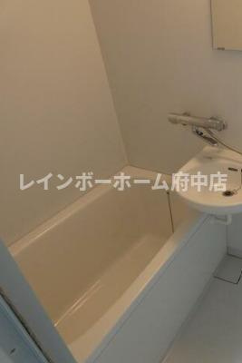 フラット白馬の浴室