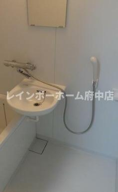 フラット白馬の洗面所