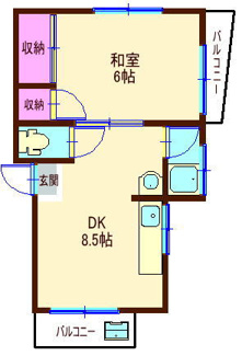 【間取り】 | 日伸ハイツ