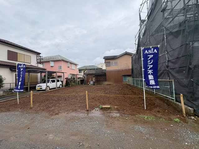 坂戸市塚越　建築条件なし　「若葉駅」徒歩29分　敷地46坪　【勝呂小学区】の区画図