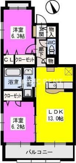 【間取り】 | ボヌール谷