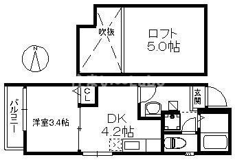 リバティー・JKの間取り