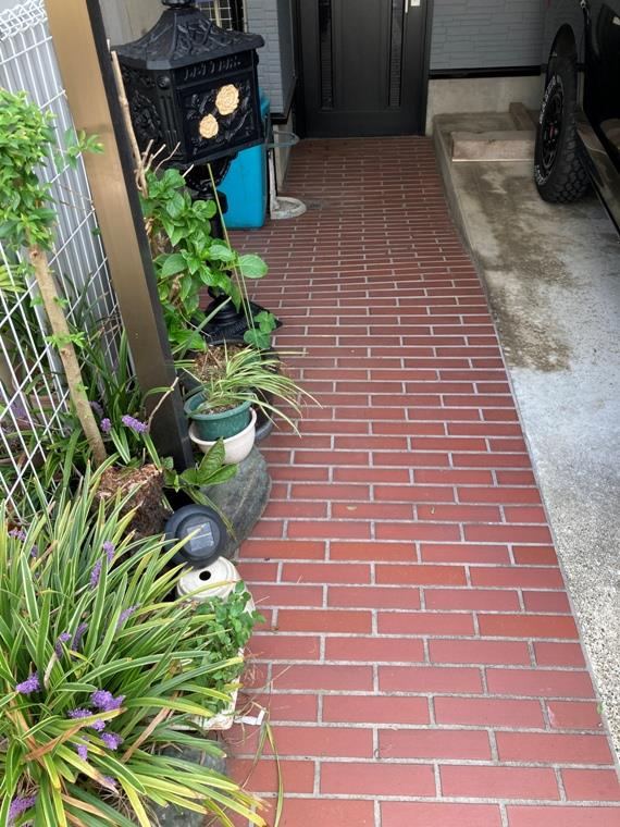 上目黒戸建の庭