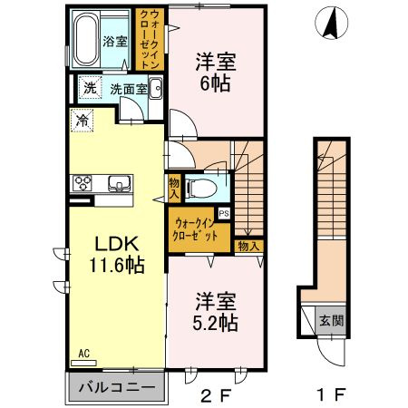 さくらフラットの間取り